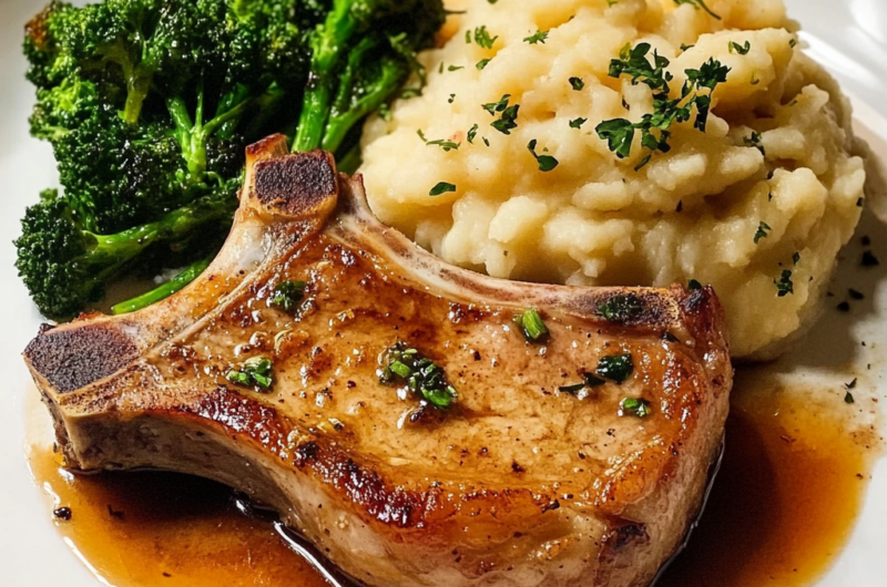 Easy Pan-Seared Pork Chops Recipe