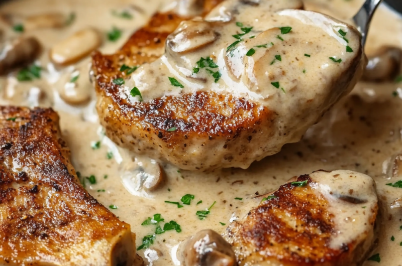 Cream of Mushroom Soup Pork Chops Recipe