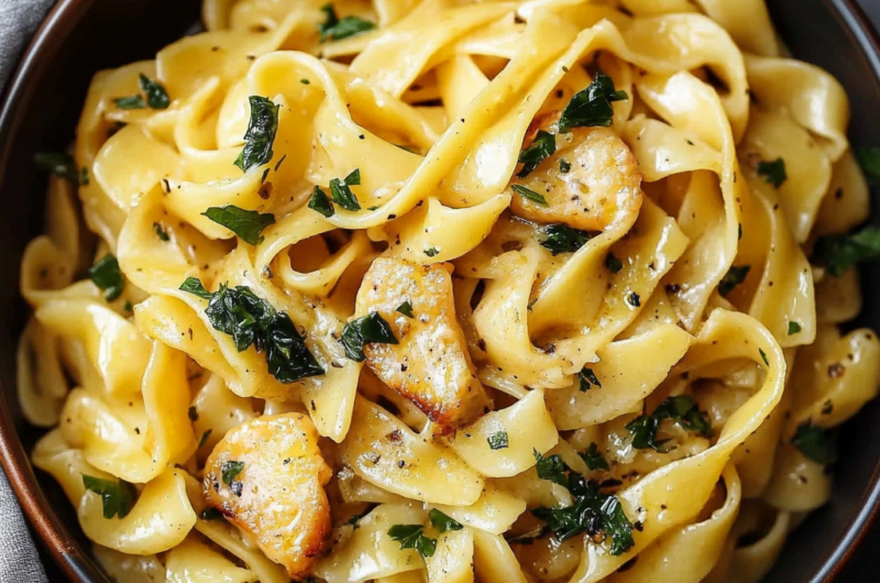 Garlic Butter Noodles Recipe
