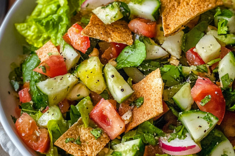 Lebanese Fattoush Salad