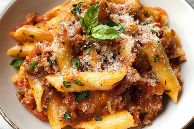 Baked Mostaccioli