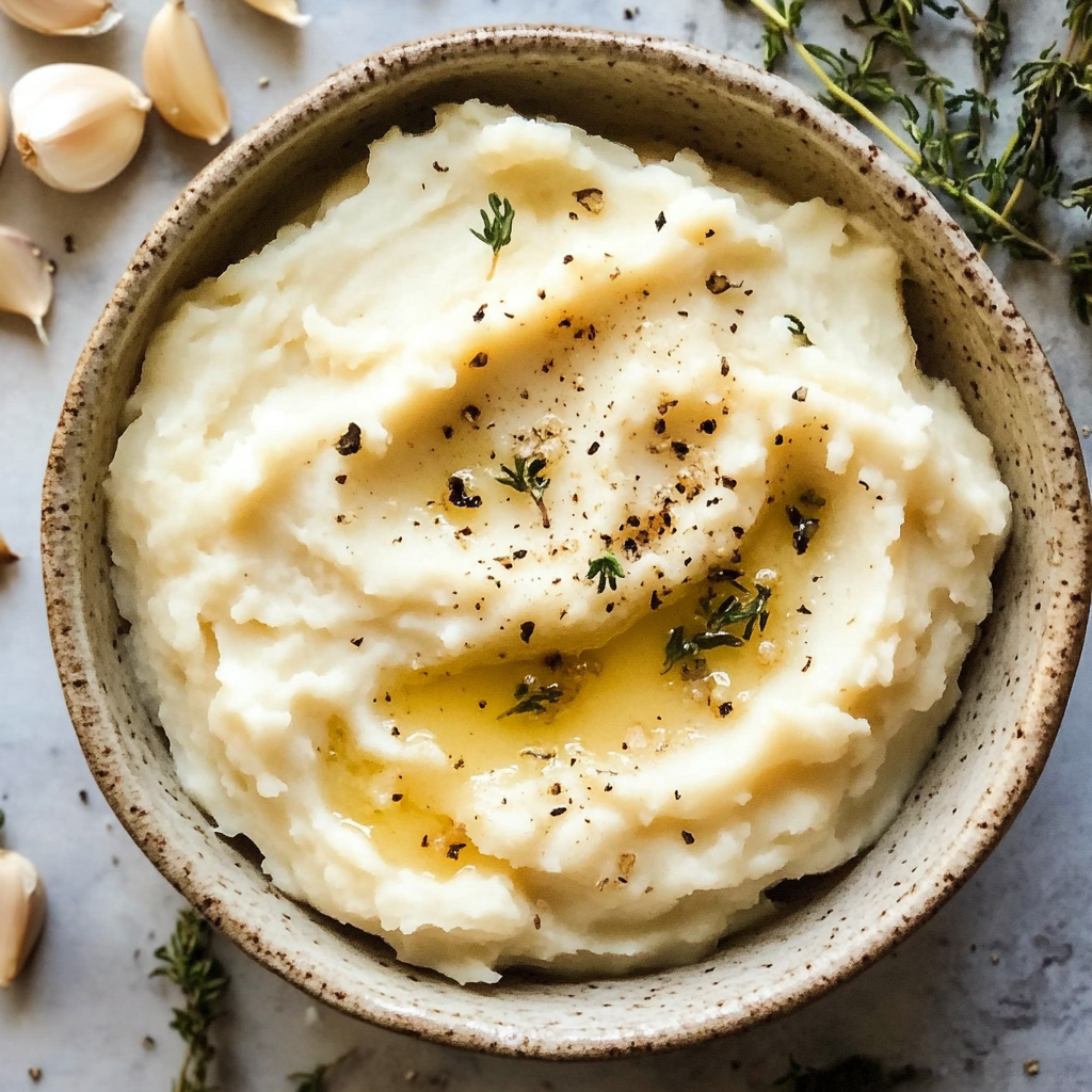 Quick And Easy Garlic Mashed Potatoes