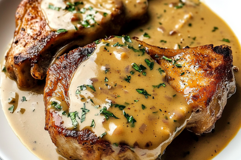 Easy Smothered Pork Chops and Gravy