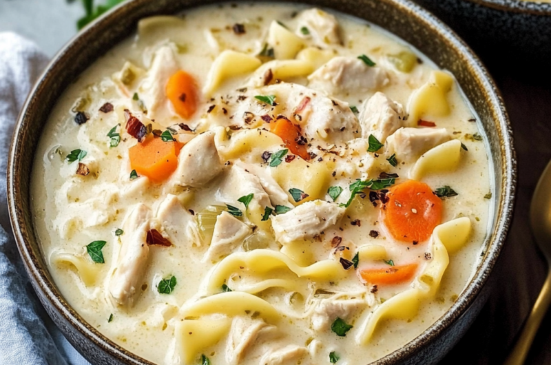 Creamy Chicken Noodle Soup