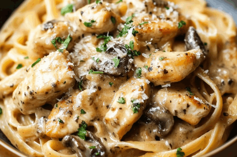 Chicken Marsala Pasta