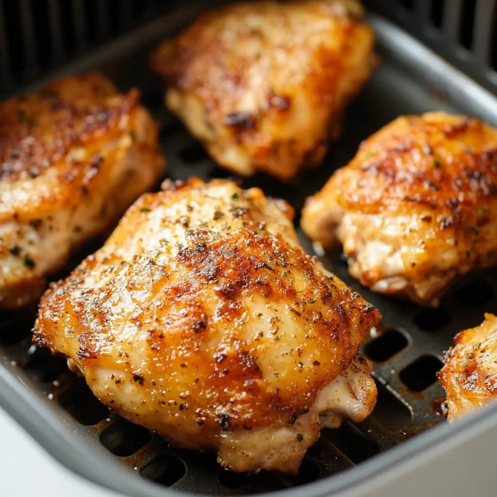 Air Fryer Chicken Thighs Temperature and Time Chart