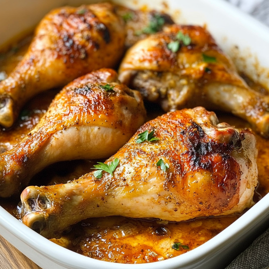 Easy Baked Chicken Legs Recipe