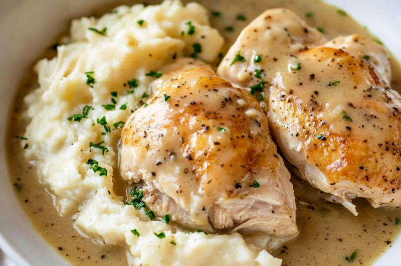 Instant Pot Chicken and Gravy Recipe