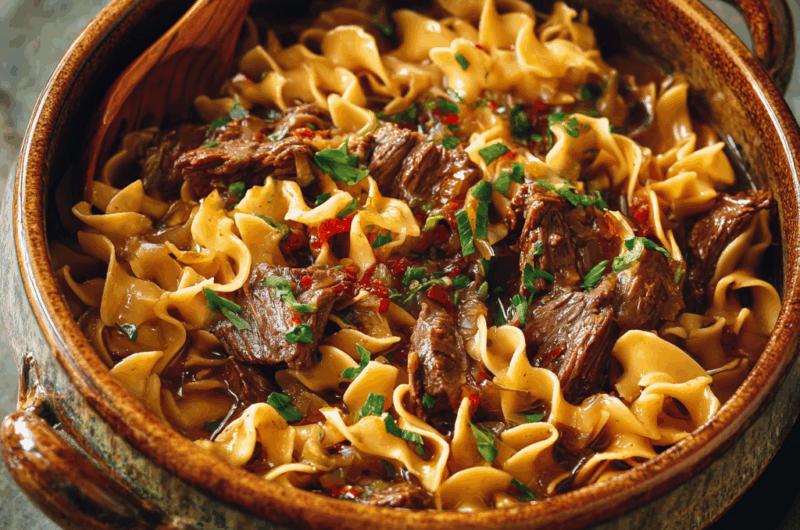 Grandma’s Beef and Noodles