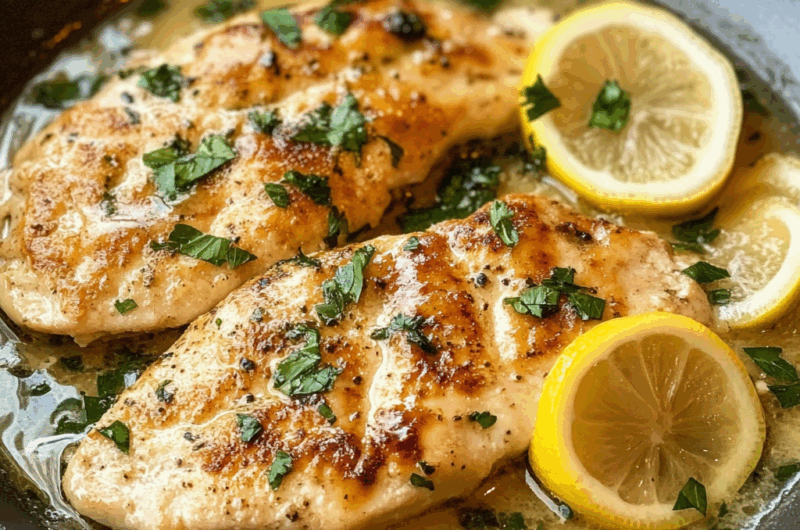 Lemon Butter Chicken Scallopini Recipe