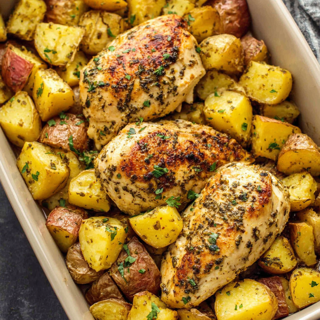 Baked Chicken and Potatoes