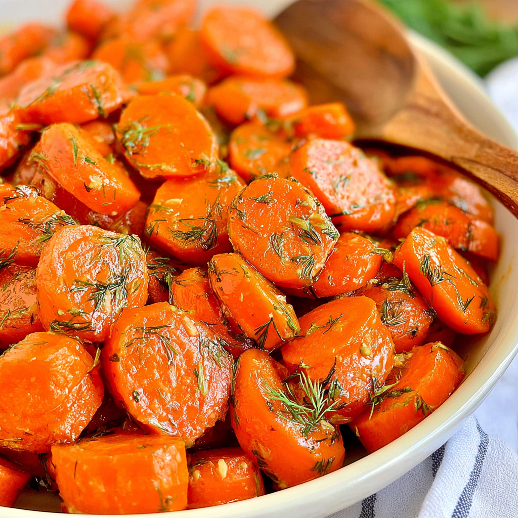 Brown Sugar Dill Carrots