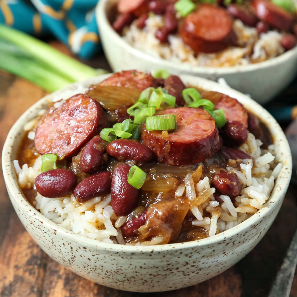 Mini Slow Cooker Red Beans and Rice
