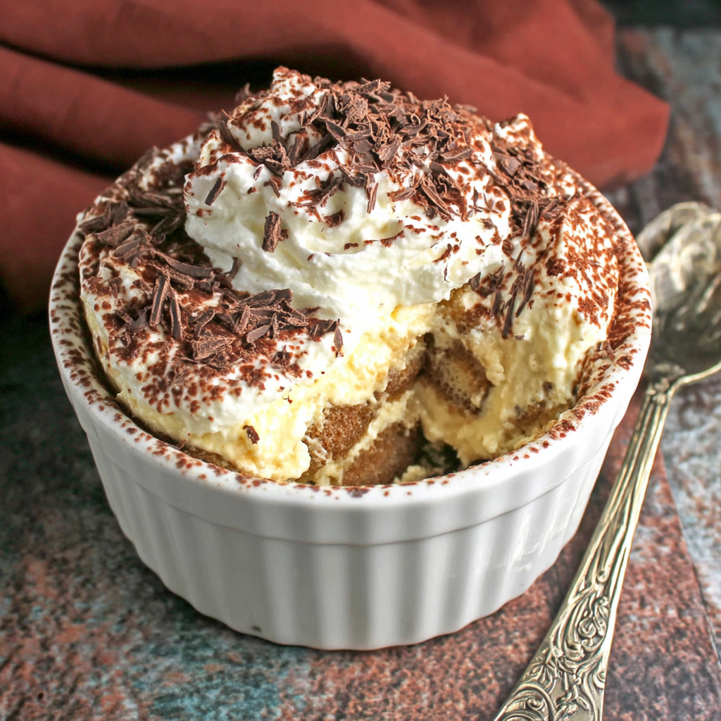 Single Serving Tiramisu for One