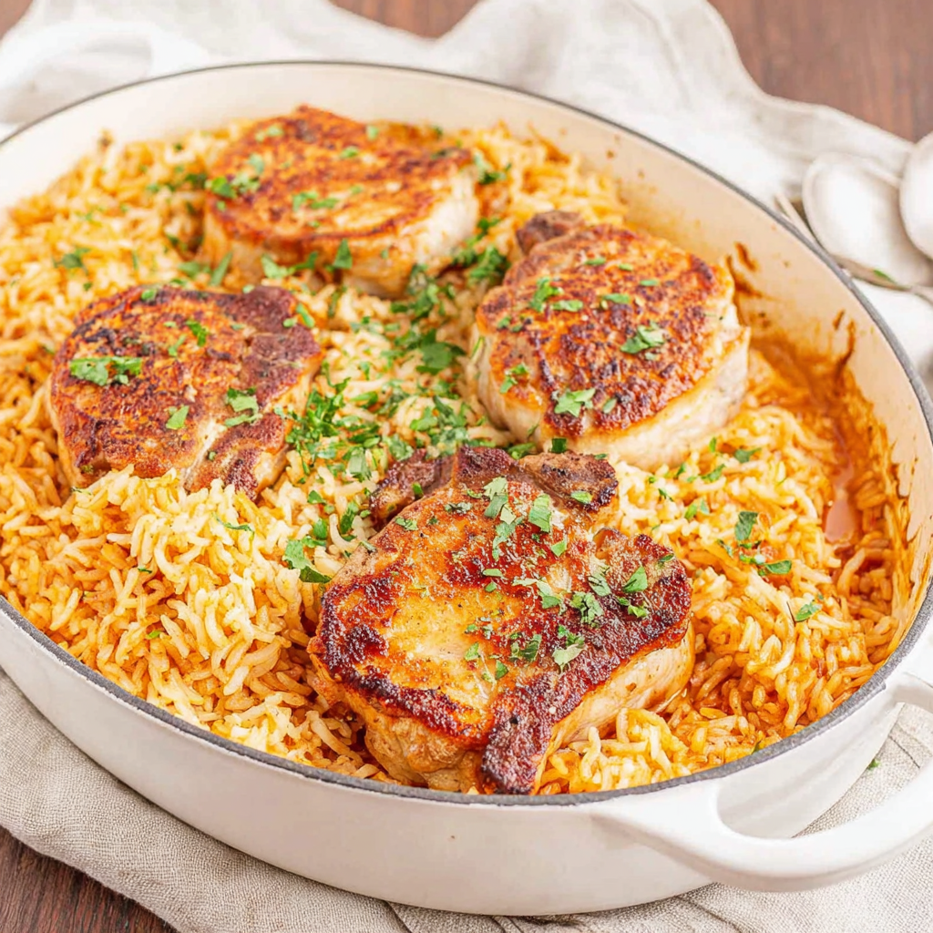 Java Rice Pork Chop Baked Pork Chops and Rice