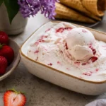 No Churn Strawberry Jam Ice Cream Recipe — 50Krecipes - Delicious Recipes