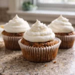 Coconut Carrot Cake Cupcakes Recipe | Cream Cheese — 50Krecipes - Delicious Recipes