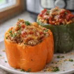 Crock Pot Stuffed Peppers Recipe | Easy Slow Cooker — 50Krecipes - Delicious Recipes