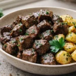 Air Fryer Garlic Steak Bites Recipe — 50Krecipes - Delicious Recipes