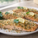 Baked Parmesan Crusted Salmon Recipe — 50Krecipes - Delicious Recipes